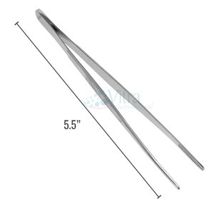 Juego de Pinzas Quirúrgicas Profesionales de Acero Inoxidable de Alta Calidad, Instrumento Manual con Certificación CE, Reutilizable, Ligero, 1 Año de Garantía - Product Image 2