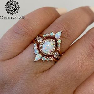 Charm_Jewells Rose <b>Gold</b> Plated Silver Moissanite Classic <b>Cocktail</b> <b>Ring</b> Flower Design Prong Setting IGI Certified Women's <b>Ring</b> - Product Image 1