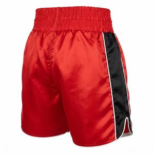 Shorts de karaté et de boxe en satin personnalisés pour hommes et femmes, professionnels, avec bande latérale noire extensible, étiquette privée OEM - Product Image 2