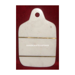 Magnifique planche à découper en marbre faite à la main, idéale pour la maison, l'hôtel et la décoration de cuisine des restaurants, au meilleur prix. - Product Image 3