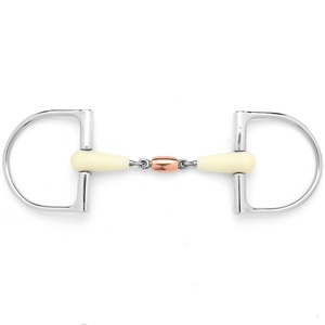 Bocado de Doble Articulación para Equitación Inglesa, de Acero Inoxidable Premium, con Anillo Suelto y Eslabón Francés, Personalizable, Duradero y Cómodo - Product Image 4