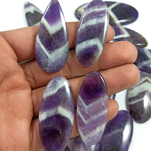 อเมทิสต์ธรรมชาติทรงเชฟรอนแบบหลวม คริสตัลควอตซ์ผสมรูปทรงต่างๆ สำหรับทำเครื่องประดับ - Product Image 4