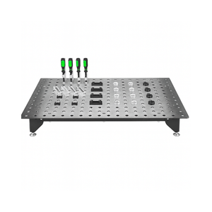 Steel Welding Table With 24 Pc Tool <b>Kit</b>, Heavy Duty Metal Workbench, Welding Fixture Accessories And Workshop Tools GAR052 - Product Image 1