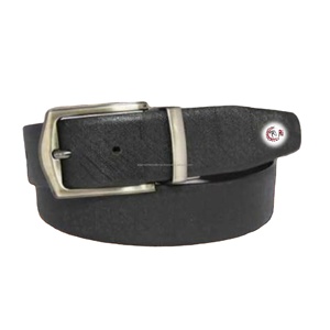 Cinturón reversible de cuero marrón de un lado de Hesse de alta calidad con hebilla de aleación de zinc retorcida, productos para caballos - Product Image 1