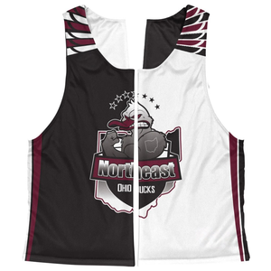 Uniforme de Lacrosse Reversible con Sublimación, Malla Transpirable para Práctica, Chalecos de Lacrosse Personalizados para Hombres y Jóvenes, Jersey Masculino con Sublimación Personalizada - Product Image 2