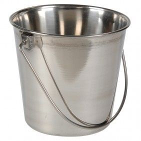 Elegant Metal <b>Bucket</b> Handmade Vintage Rustic Finish For Kitchen Storage Garden Decor <b>And</b> Floral Displays - Product Image 3