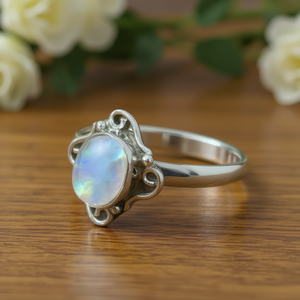Moonstone <b>Ring</b> 2.9 Grams Elegant and Stylish Watches Product - Product Image 3
