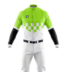 Baseball Uniform Stylish <b>Athletic</b> Outfit Breathable Fabric Comfortable Team Wear Jersey Set Baseball Uniform - Product Image 6