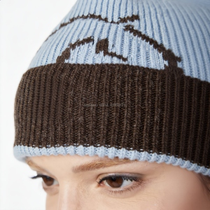 Gorro de Punto Gris BURAQ MMA SPORTS, Gorro de Invierno Suave para Adolescentes y Adultos, con Logotipo Personalizado, Ideal para Viajes, Unisex, 54-56CM - Product Image 2