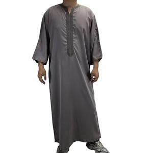 Jubba Thobe pour hommes de haute qualité du Pakistan, décontracté, respirant, en coton, longueur au sol, service OEM, prix de gros, taille adulte confortable - Product Image 1