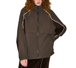 Veste coupe-vent unisexe personnalisée en toile épaisse enduite, imperméable, ajustée, unie, décontractée, brodée, pour l'hiver et les activités de plein air - Product Image 4