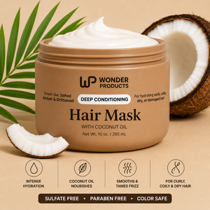 Mascarilla Capilar Reparadora e Hidratante con Aceite de Coco de Marca Privada OEM/ODM para Cabello Dañado/Seco/Encrespado - Tratamiento Sin Enjuague Anti-Rotura - Product Image 4