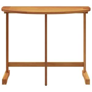 โต๊ะพับได้ขนาดกลางสำหรับระเบียง ทำจากไม้กระถินสีน้ำตาลเข้ม - Product Image 4