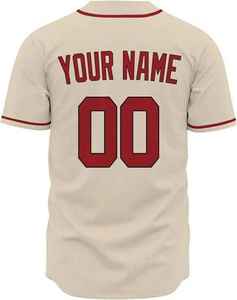 Maillot de baseball court à col en V 100 % polyester imprimé par transfert thermique, fabriqué au Pakistan, prix abordable, OEM, personnalisable, respirant, avec impression sur le devant - Product Image 5