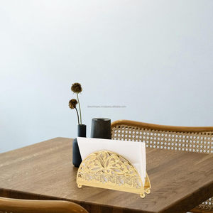 Porte-serviettes en métal artisanal à la demande de qualité supérieure pour l'élégance de la table décorative d'Inde - Product Image 2