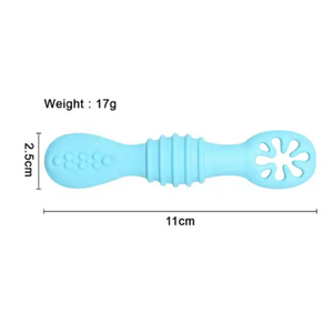 Cuchara de silicona para entrenamiento de bebés, cuchara de entrenamiento de silicona para bebés, cuchara de alimentación de punta suave - Product Image 3