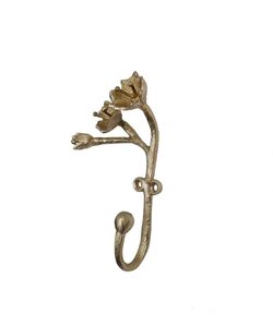 Luxury Aluminum Wall <b>Hook</b> Silver Finish Robe Hanger for Hotel Bathroom Bedroom and Living Space - Product Image 2