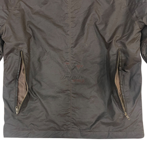 Veste en toile cirée pour homme, marron foncé, coupe-vent, avec capuche, idéale pour la pêche, les sports nautiques, les excursions en rivière, le travail en extérieur - Product Image 5