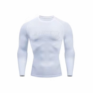 Maillot de compression unisexe à manches longues pour la gym, le fitness, le surf – Respirant et thermique pour la musculation - Product Image 1