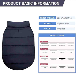 Chaqueta Acolchada Impermeable para Perros de Calidad Premium a Precio Razonable, Abrigo de Invierno Personalizado de Alta Calidad para Mascotas - Product Image 4