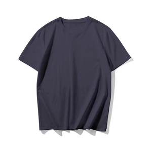 เสื้อยืดผู้ชายผ้าฝ้าย 100% ขายส่ง พิมพ์โลโก้ตามสั่ง ลายเรียบ พิมพ์ซิลค์สกรีน สไตล์ลำลอง ผ้าถัก สำหรับผู้ชายและผู้หญิง - Product Image 5