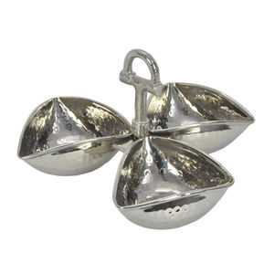 Cuencos de Lujo para Decoración de Bodas, Artesanía Metálica, Cuenco para Servir Dátiles y Chocolate, Asas con Diseño de Bocado de Caballo, Cuenco Dorado, Sets de Regalo, Centro de Mesa - Product Image 5