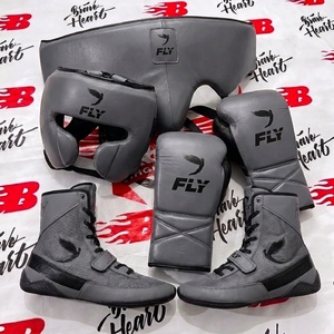 Set de Entrenamiento y Sparring para Gimnasio Fly Silver & Black, OEM Profesional, Duradero, de Alta Calidad, para Adultos, MMA, Venta al Por Mayor - Product Image 2