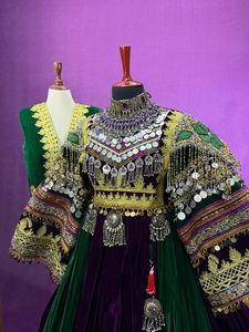 Traditional Afghani Bridal Casual <b>Dresses</b> Afghan <b>Wedding</b> Gown Hand Embroidered Formal Party Wear Custom Made Wholesale - Product Image 4