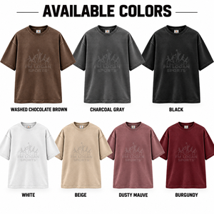 เสื้อยืดแขนสั้นสีเทาชาร์โคล น้ำหนัก 300 กรัม ทรงโอเวอร์ไซส์ ผ้าฝ้ายถัก 100% ซักแบบแอซิดวอช เป็นมิตรต่อสิ่งแวดล้อม ระบายอากาศได้ดี แห้งเร็ว - Product Image 5