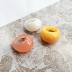 Classic <b>Clear</b> <b>Resin</b> Finger Rings Handmade High Quality for Men and Women Party Gift By Perfect Enterprises - Product Image 3