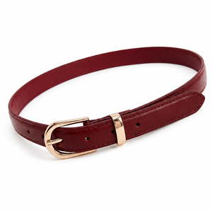 <span class=keywords><strong>Cintura</strong></span> Casual da <span class=keywords><strong>Donna</strong></span> in Pelle PU Rossa <span class=keywords><strong>Bordeaux</strong></span> con Fibbia in Lega, <span class=keywords><strong>Cintura</strong></span> alla Moda per Abiti e Jeans, Accessori Femminili all'Ingrosso - Product Image 2