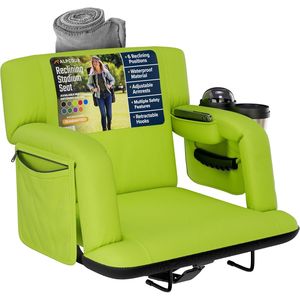 Sedia Reclinabile Premium con Supporto Lombare per Sedute da Stadio - Product Image 1