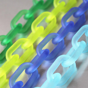 ของตกแต่งบ้าน โซ่เรซิ่นแขวนผนัง สีสันสดใส โปร่งแสง สำหรับตกแต่งผนัง - Product Image 1