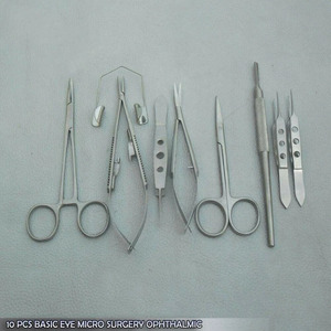 Tijeras Oftálmicas para Cirugía de Microcataratas, 10 Piezas, Marca Jamso Industries, Instrumentos Quirúrgicos con Certificación CE ISO13485 - Product Image 2