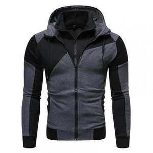 Survêtements décontractés d'hiver pour hommes personnalisables avec pantalon de jogging à manches longues - Vêtements de sport respirants en polyester/coton - Product Image 4