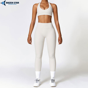 Conjunto de Yoga de Alta Elasticidad para Mujer, Ropa Deportiva Transpirable de Secado Rápido, Conjunto de Leggings para Fitness - Product Image 5
