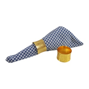 Anneaux de serviette en métal massif en alliage multicolores, design nordique, vente directe d'usine, pour la décoration de mariage, d'hôtel et de restaurant - Product Image 4