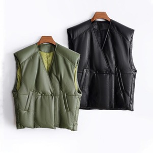 Chaleco de Cuero Genuino para Mujer, Estilo Motero, Impermeable, de Lona, de Secado Rápido, a la Moda, Estilo Urbano, 2026 - Product Image 6