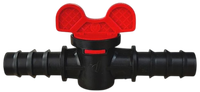 Raccord de vanne droite en plastique vierge pour systèmes d'irrigation agricole, couleur noir-rouge, OEM/Logo personnalisé, marque Vietdrip