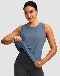 Top de Tirantes de Algodón Acanalado de Alta Calidad para Mujer, Ajuste Delgado, Estilo Casual de Verano, Espalda Cruzada, para Gimnasio, Yoga y Entrenamiento, Personalizable - Product Image 1