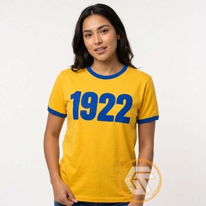 เสื้อยืดลำลองผู้หญิง GREEK TREASURES Sigma Gamma Rho Sorority ผ้าฝ้ายเจอร์ซีย์ 100% คอกลม ระบายอากาศได้ดี ป้องกันรังสียูวี - Product Image 2