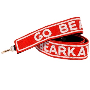 Nuevas y Elegantes Correas para Bolsos de Día de Partido Universitario en Azul Marino Brillante y Naranja con Cuentas, Estilo Letras Illini para Aficionados al Deporte, Hechas a Mano 2026 - Product Image 2