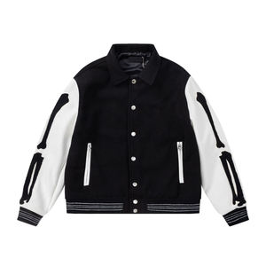 Chaquetas Universitarias de Otoño para Hombre, Chaquetas Varsity Personalizadas con Logotipo, Chaquetas de Béisbol Casuales de Manga Larga - Product Image 4