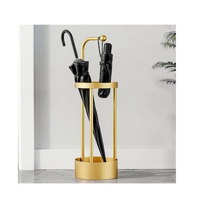 Elegante Soporte para Paraguas de Acero Inoxidable con Ruedas, Tamaño Personalizado, Color Plateado - Product Image 6