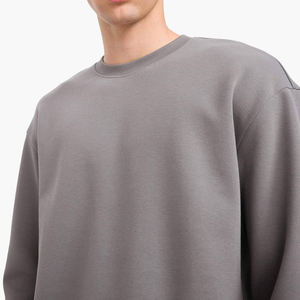 Sweat-shirt à capuche zippé en polaire pour homme, coupe classique, en coton, respirant, service OEM, vente en gros - Product Image 4
