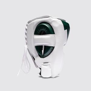Ensemble de sparring de boxe Fly en cuir véritable blanc et vert, modèle le plus récent, haute qualité, équipement de combat professionnel - Product Image 4