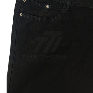 Pantalones Cortos de Mezclilla Casuales para Hombre, 100% Algodón Ecológico, Transpirables, de Secado Rápido, Largura hasta la Rodilla, Ajuste Suave - Product Image 6