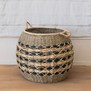 Panier en jacinthe d'eau fait main de style moderne, le plus vendu, fabriqué au Vietnam, naturel, en gros, pour l'organisation de la maison - Product Image 4
