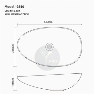 Fregaderos de Cerámica Vitrificada China con Acabado Ultra Suave y Brillante para Elegir en Cualquier Espacio de Baño - Product Image 5