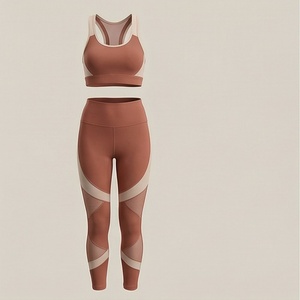 Traje Deportivo Personalizado al por Mayor, Ropa Deportiva de Manga Larga, Conjunto de Yoga para Mujer, Ropa de Gimnasio, Ropa Deportiva Activa - Product Image 1